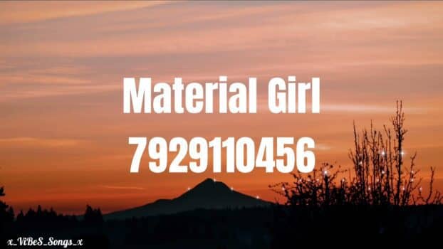 Material Girl Roblox ID Loud 