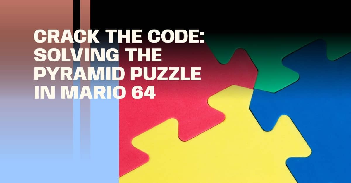 mario 64 puzzle in the pyramid