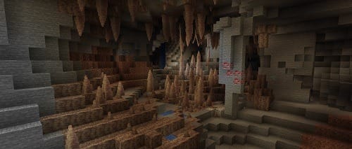Minecraft update stalactite/stalagmite