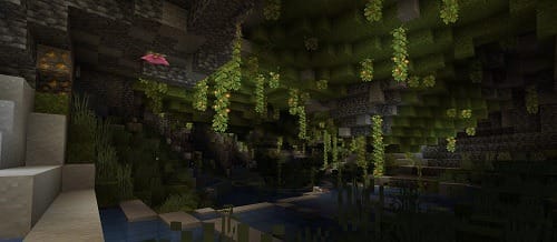 Minecraft update lush cave