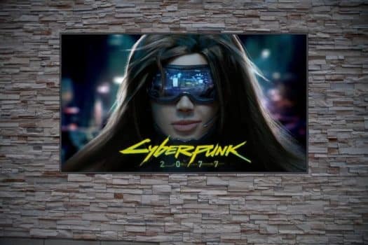 Best Gamer Gift For Cyberpunk 2077 Fans Tech Girl w/ Cyberpunk 2077 Text Custom Poster