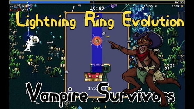Vampire Survivors Lightning Ring Evolution